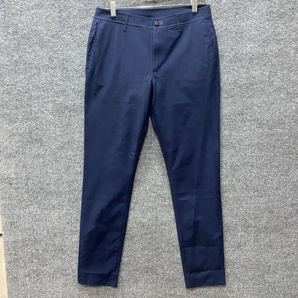 Bonobos Mens 31x34 Navy Blue Performance Chino Stretch Pants Slim Fit